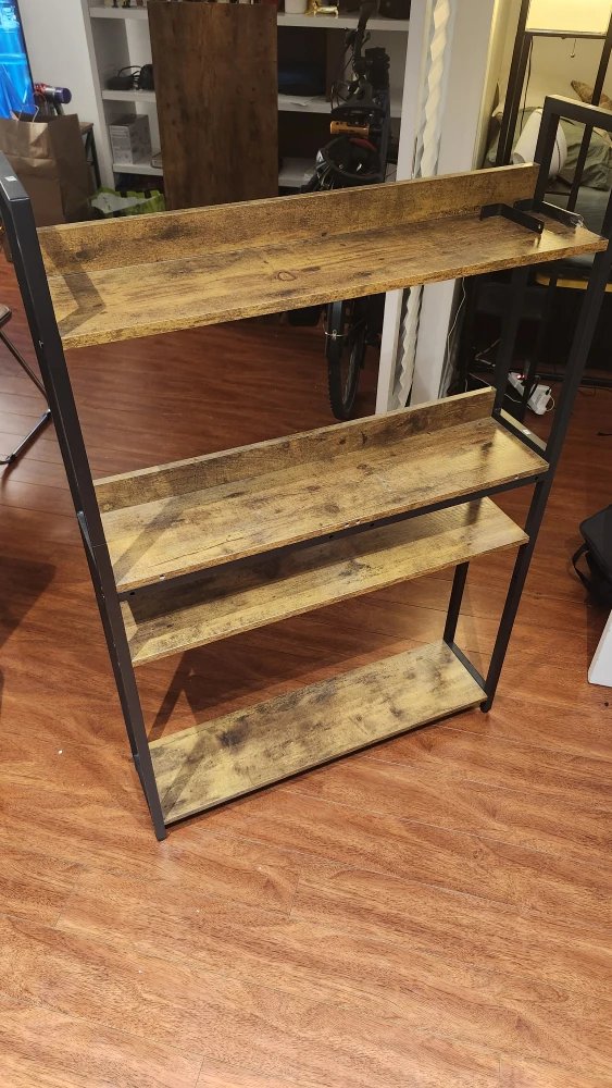 Computer Corner Desk with Storage Shelves, 47 Inch - photo 2