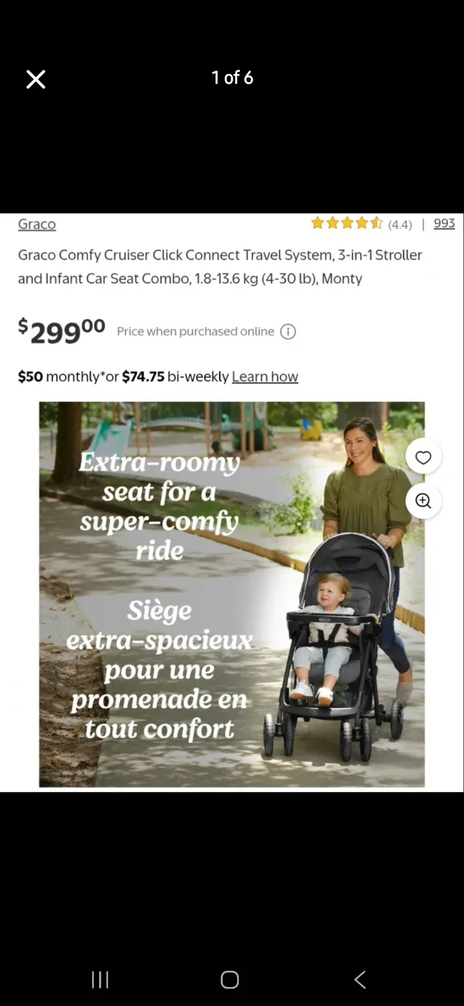 Graco Comfy Cruiser Click Connect Stroller image indicator(5)