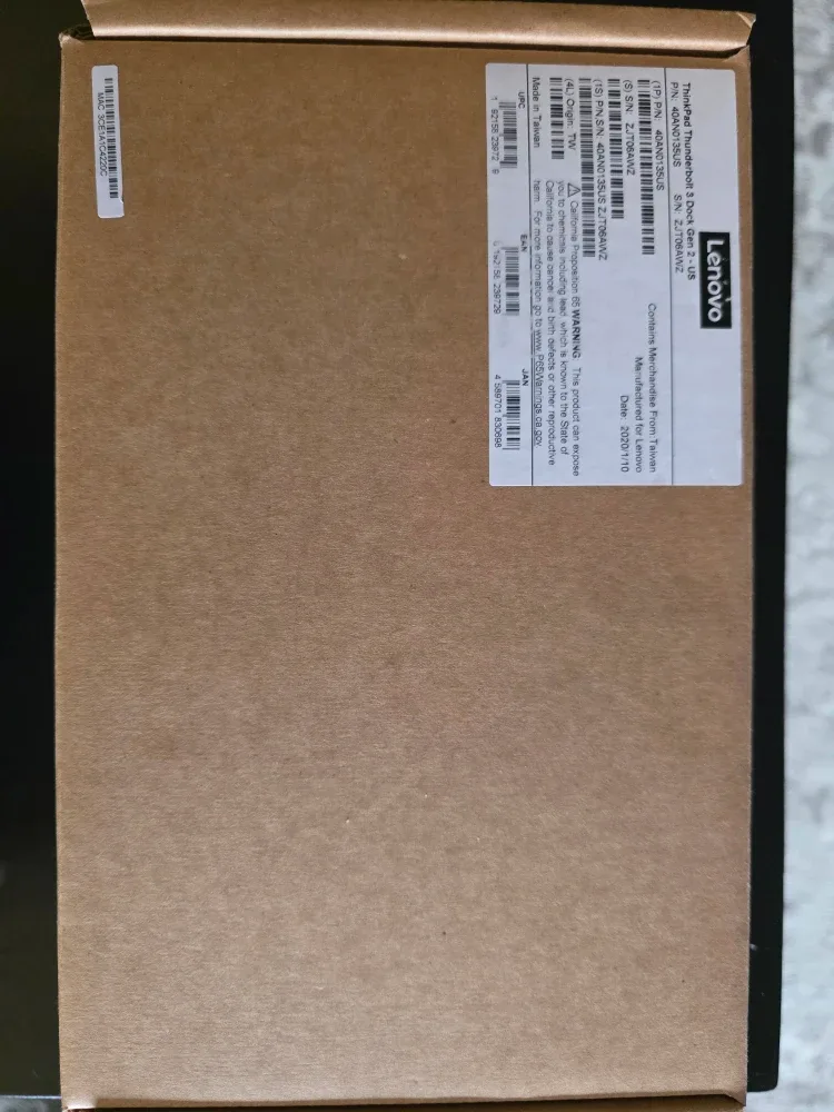 New Lenovo ThinkPad Thunderbolt 3 Dock Gen 2