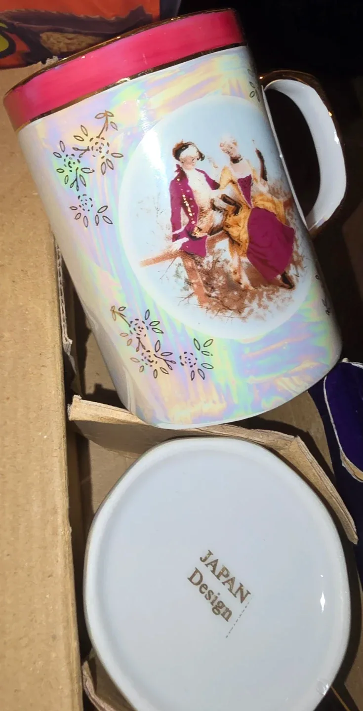 Japan Design Porcelain Mugs -3 pack- Set of 4 image indicator(2)