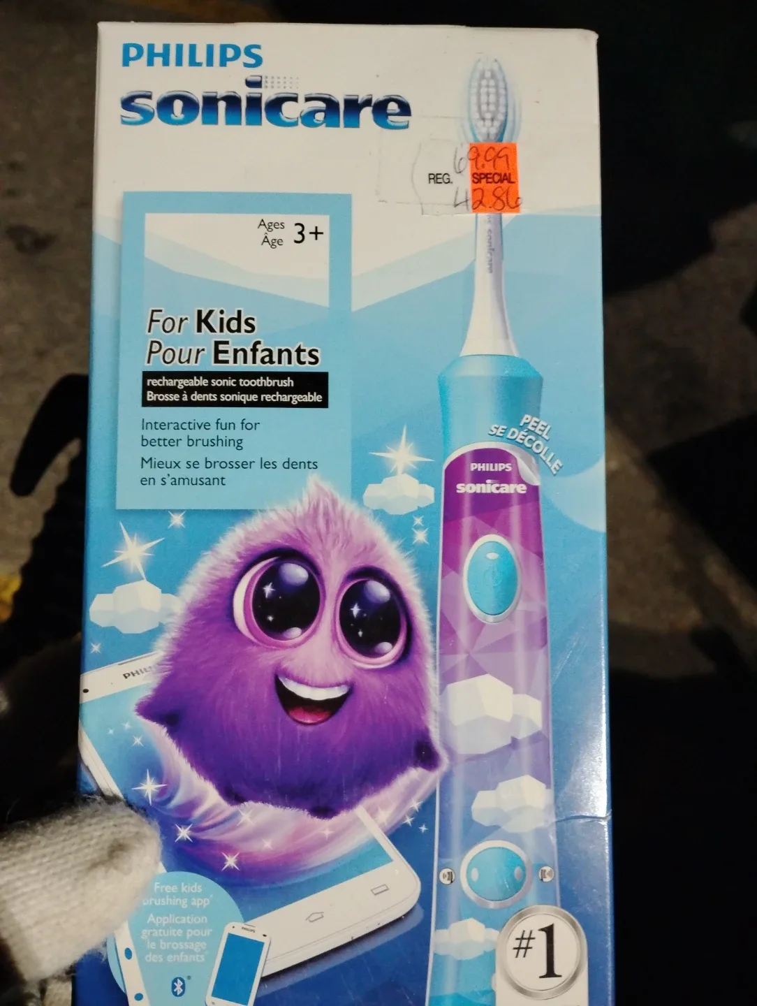 Philips Sonicare for Kids Rechargeable Toothbrush - New thumbnail