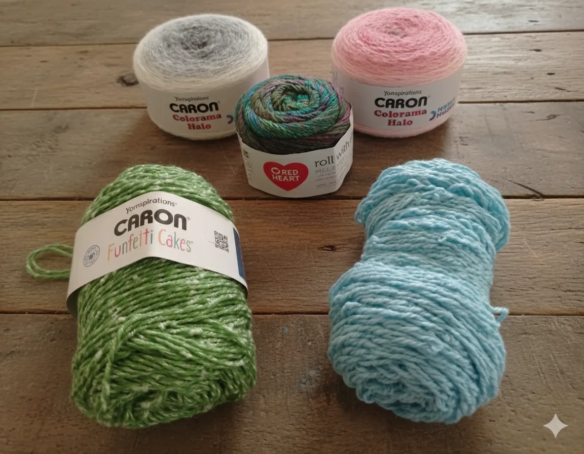 Caron & Red Heart Yarn Bundle