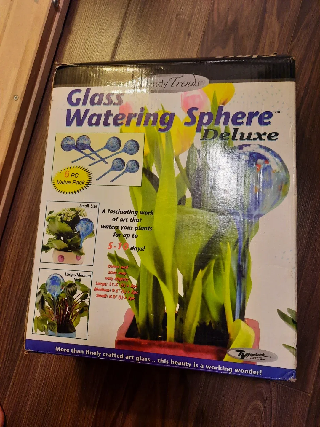 $15 Glass Watering Sphere Delax 6pc