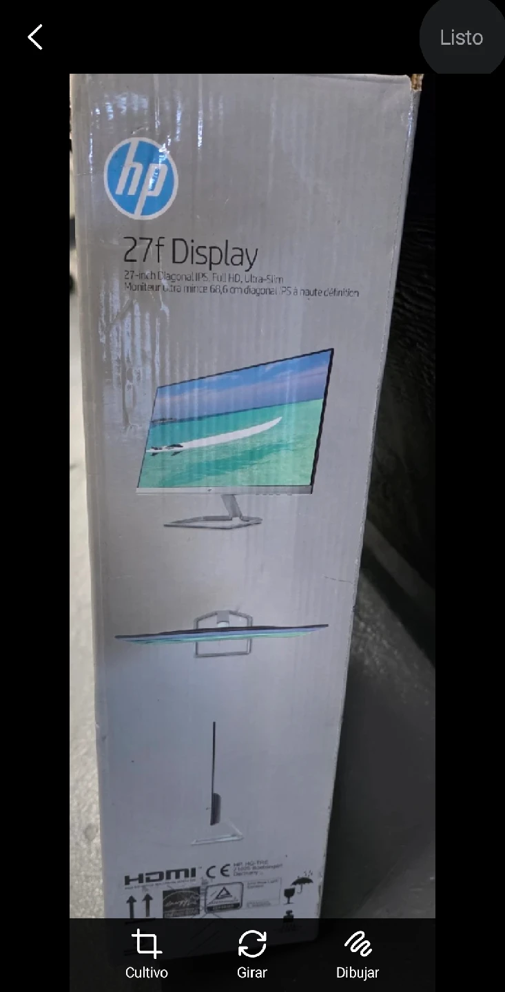HP 27f Display - 27-inch IPS Monitor - photo 2