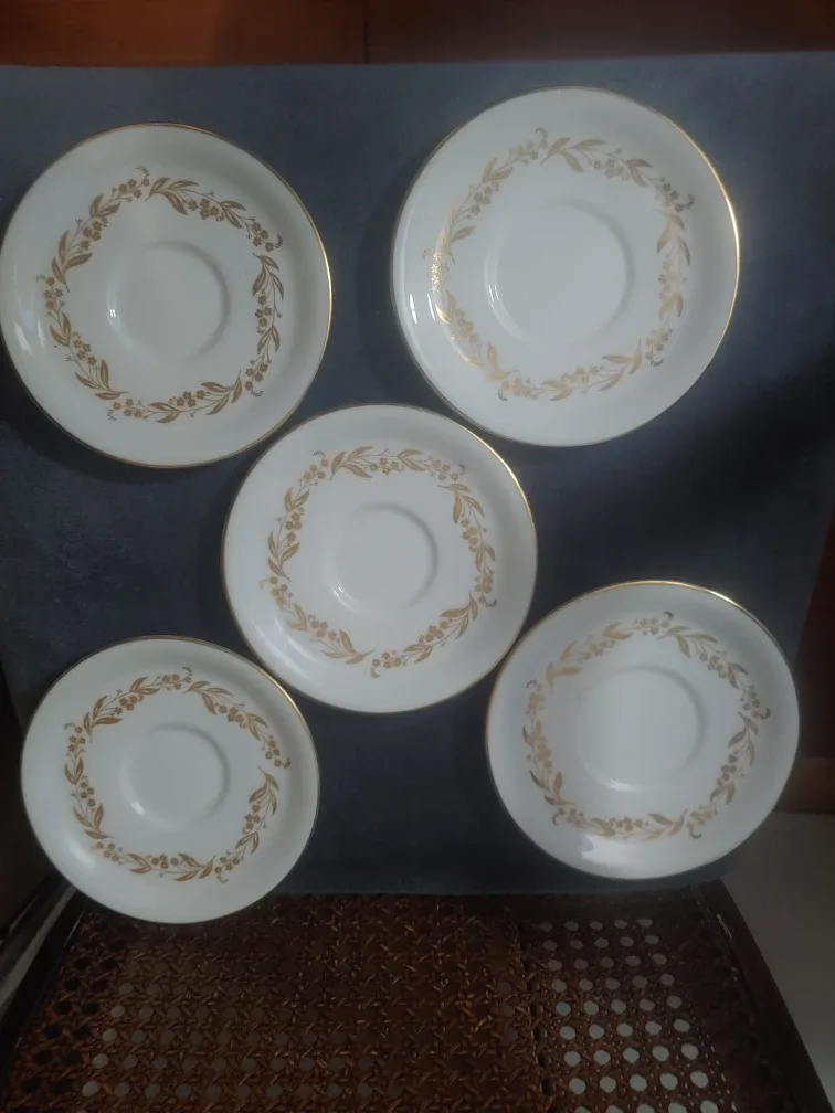 Royal Worcester Saguenay Saucers (Set of 5)