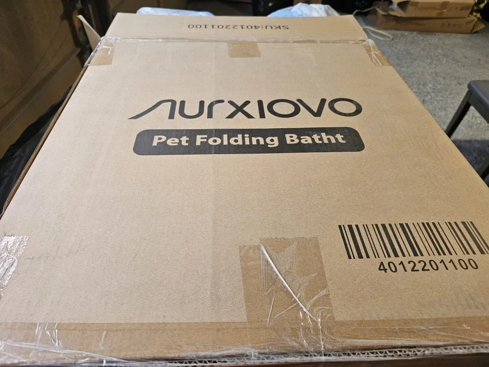 New Gray Furxiovo Pet Folding Bathtub image indicator(4)