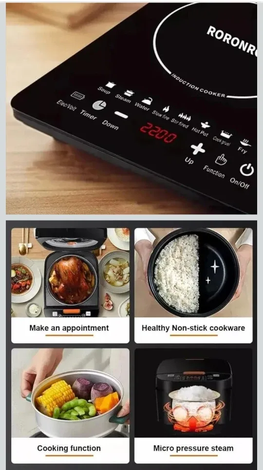 Generic 2200W Induction Cooker Stove image indicator(3)