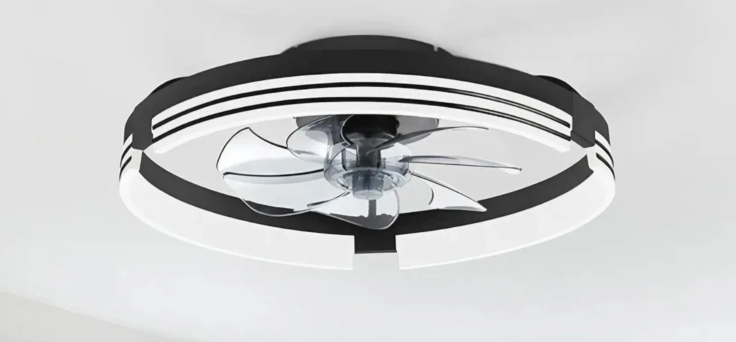 Ceiling Fans with Dimmable Lights and Remote, 20" Flush Mount thumbnail