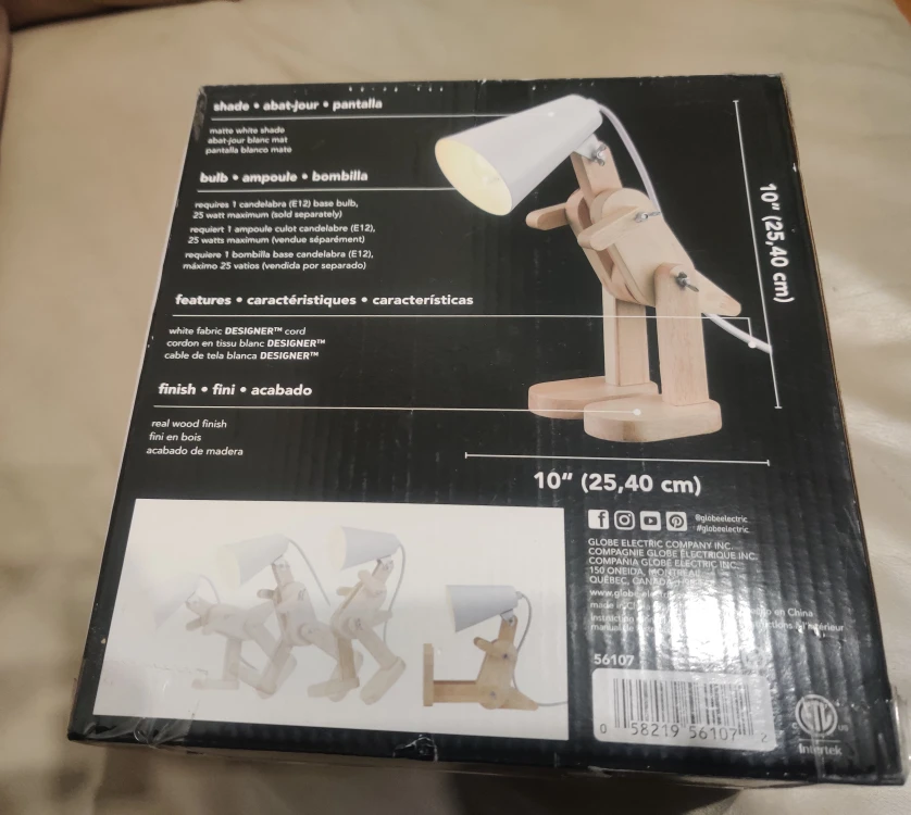 Globe Terry T-Rex Novelty Lamp - New in Box! - photo 2