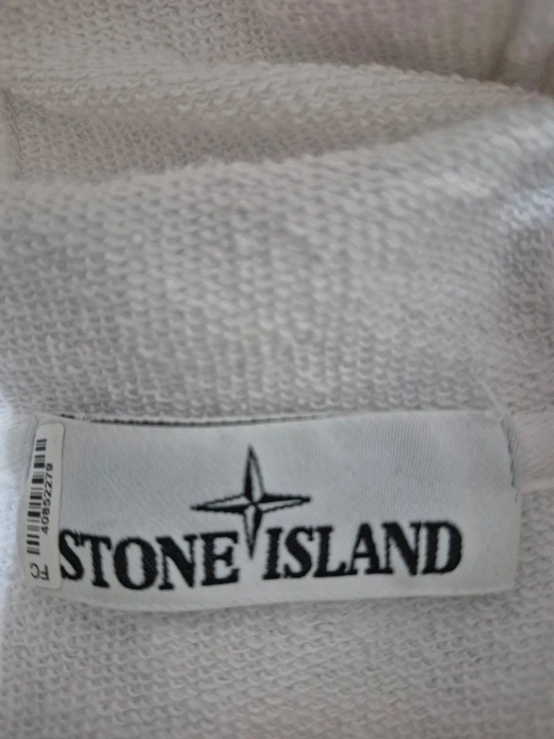 Stone Island White Hoodie - Size M image indicator(2)