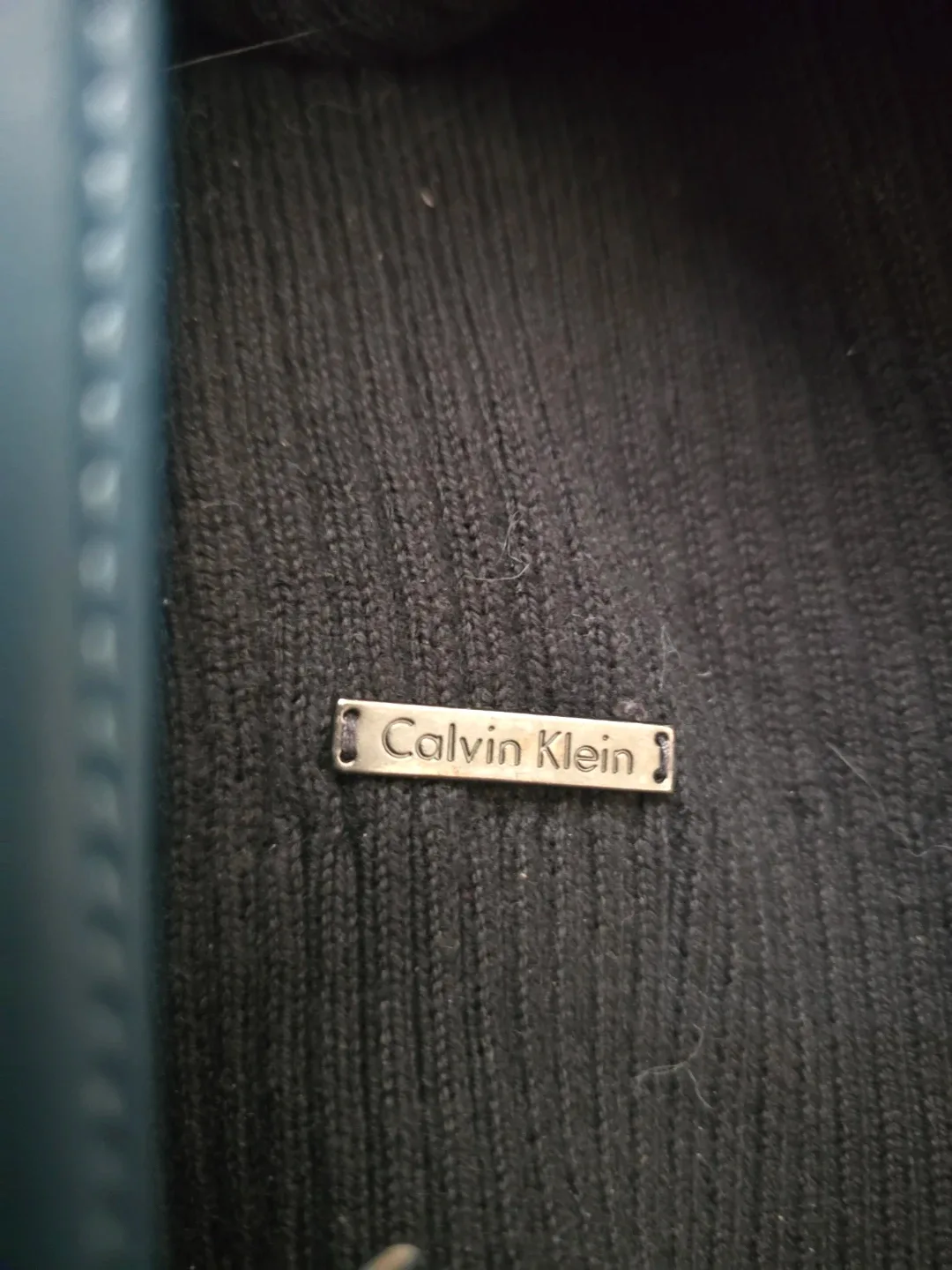 Calvin Klein Black Cotton Sweater - Size XXL Black Label image indicator(4)