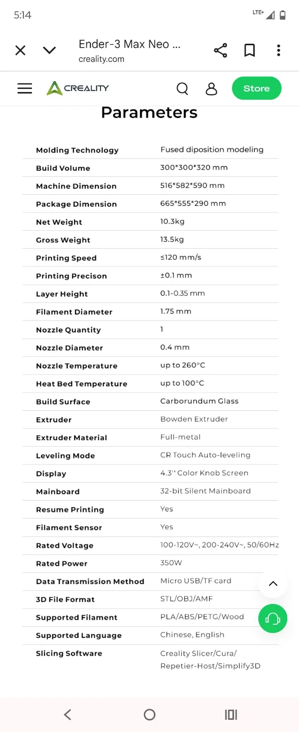 Creality Ender-3 Max Neo 3D Printer image indicator(3)
