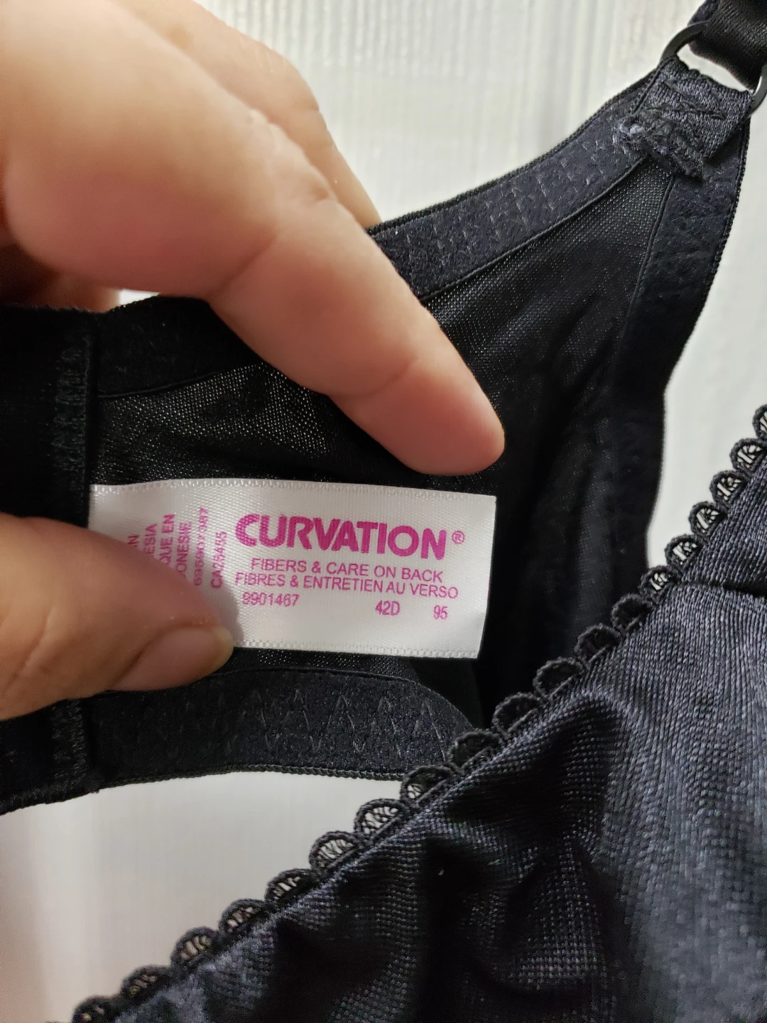 New Curvation Black Bra - Size 42D - photo 2
