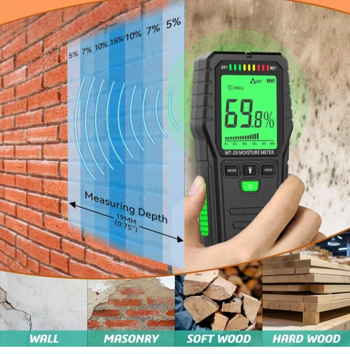 NEW!   RDINSCO MT-28 Moisture Meter image indicator(5)