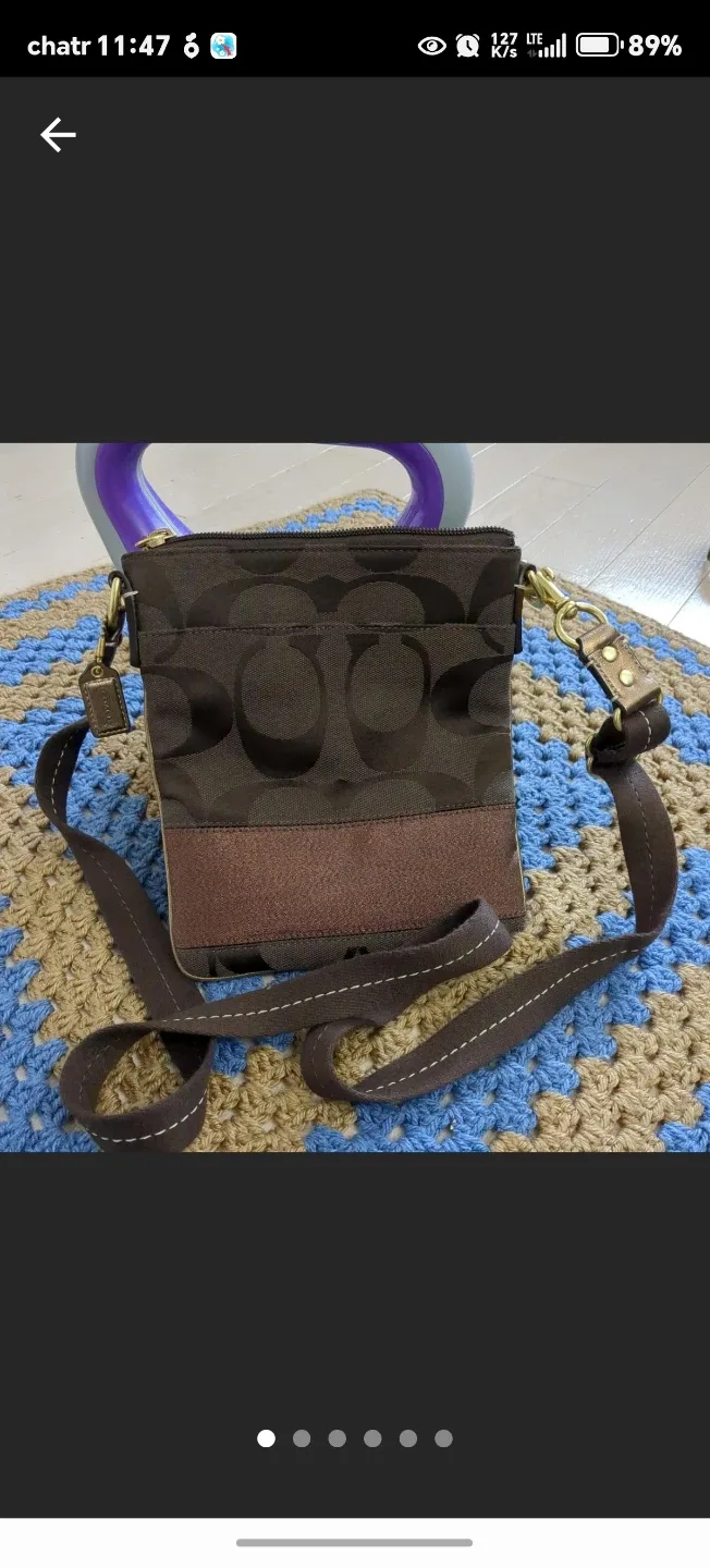 Coach Brown Crossbody Bag image indicator(2)