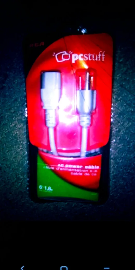 New RCA pcstuff AC Power Cable 6ft