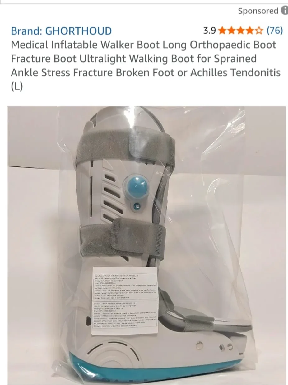 GHORTHOUD Inflatable Walker Boot - small