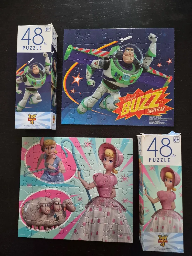 Toy Story complete 48pc puzzles, including Buzz Lightyear!