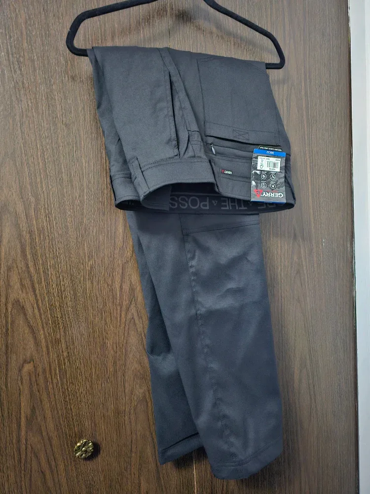 Gerry Venture Fleece Lined Pants 36x32 Black thumbnail
