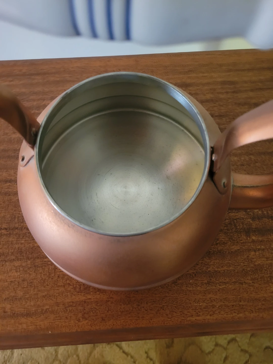 Vintage Copper Tea Kettle - photo 3