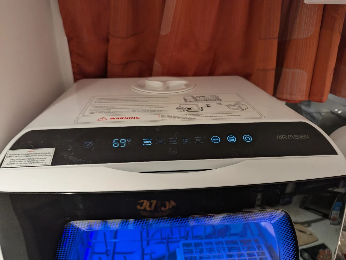 AIRMSEN Countertop Dishwasher