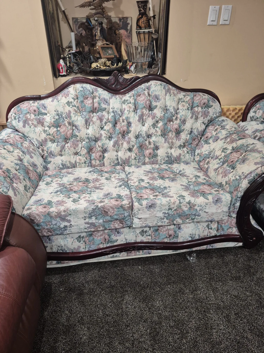 Floral Patterned Sofa Set - photo 3