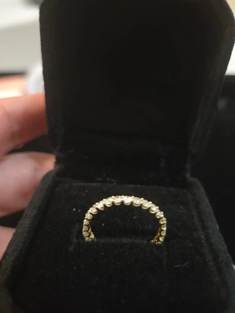 1 carat Real Diamond Eternity Ring