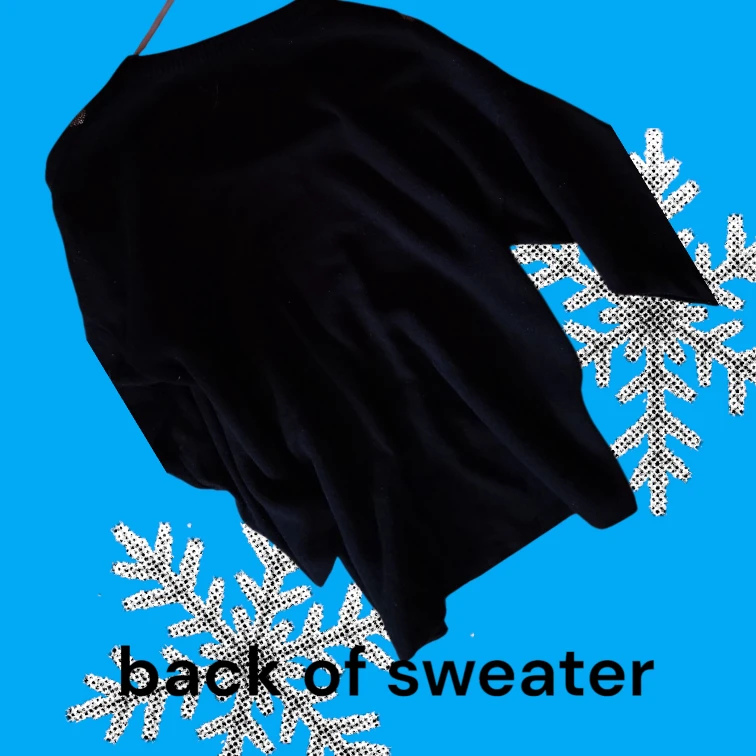 Semi Formal Party Sweater in Black With Printed Gold - photo 4