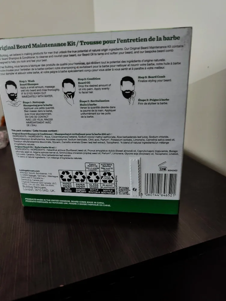 Bulldog Original Beard Maintenance Kit - New image indicator(3)