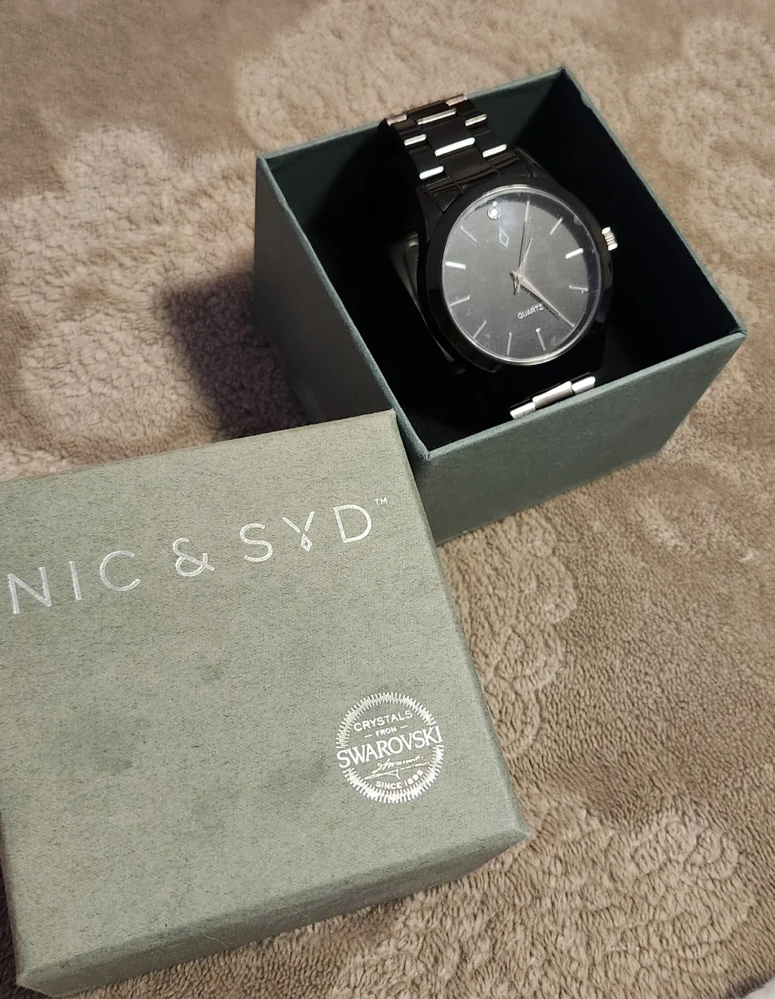 NIC & SYD Quartz Watch with Swarovski Crystals image indicator(2)