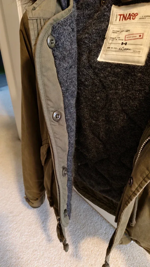 TNA Sandhurst Military Issues two in one Parka image indicator(7)