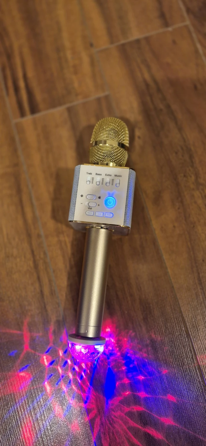 Karaoke Microphone with Bluetooth Speaker