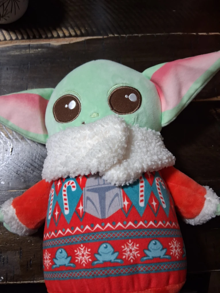 Star Wars The Mandalorian Grogu Baby Yoda Holiday Plush