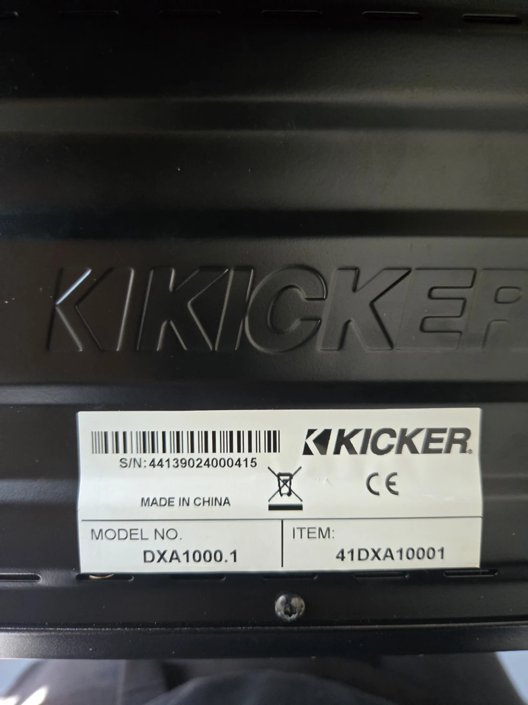 Kicker DXA1000.1 Car Amplifier - photo 2