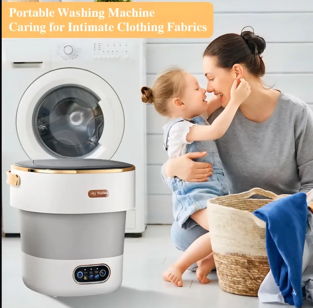 NIXOD Portable Washer 16L Portable Folding Washing Machine image indicator(4)