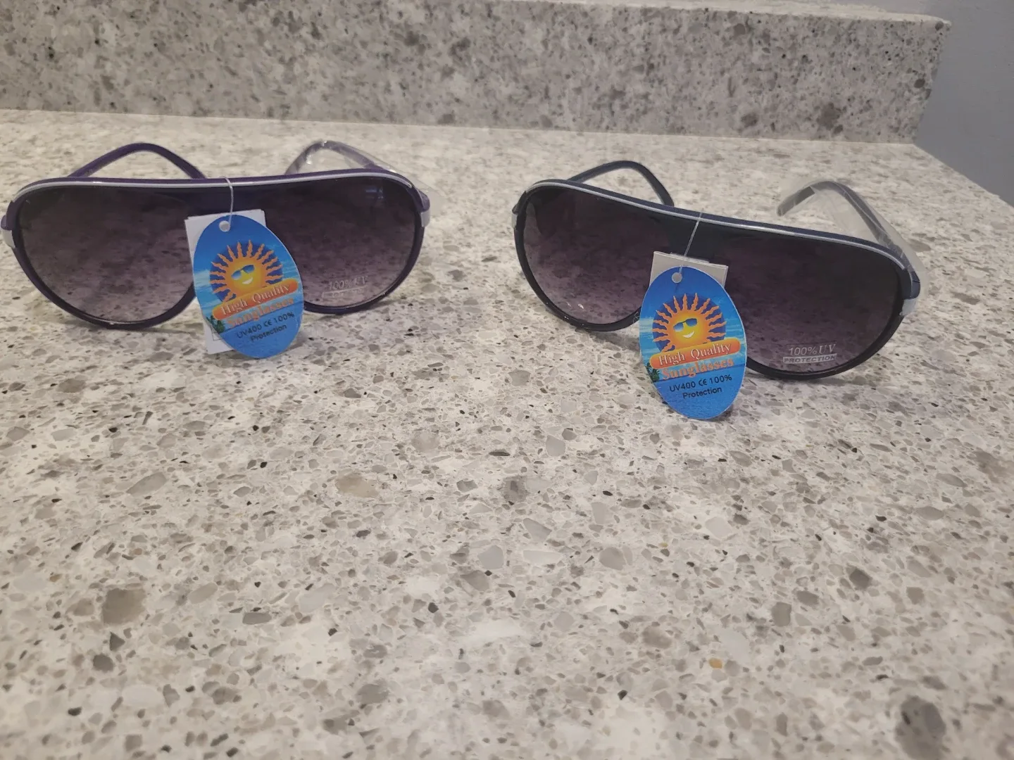 Sunglasses - Purple and Blue