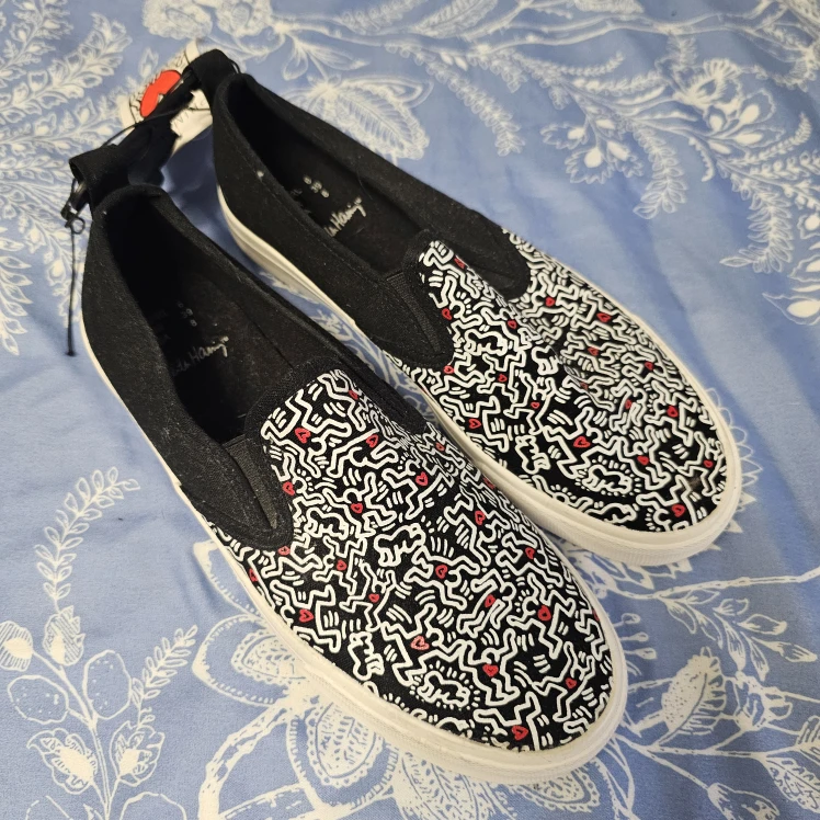 Keith Haring Slip-On Sneakers