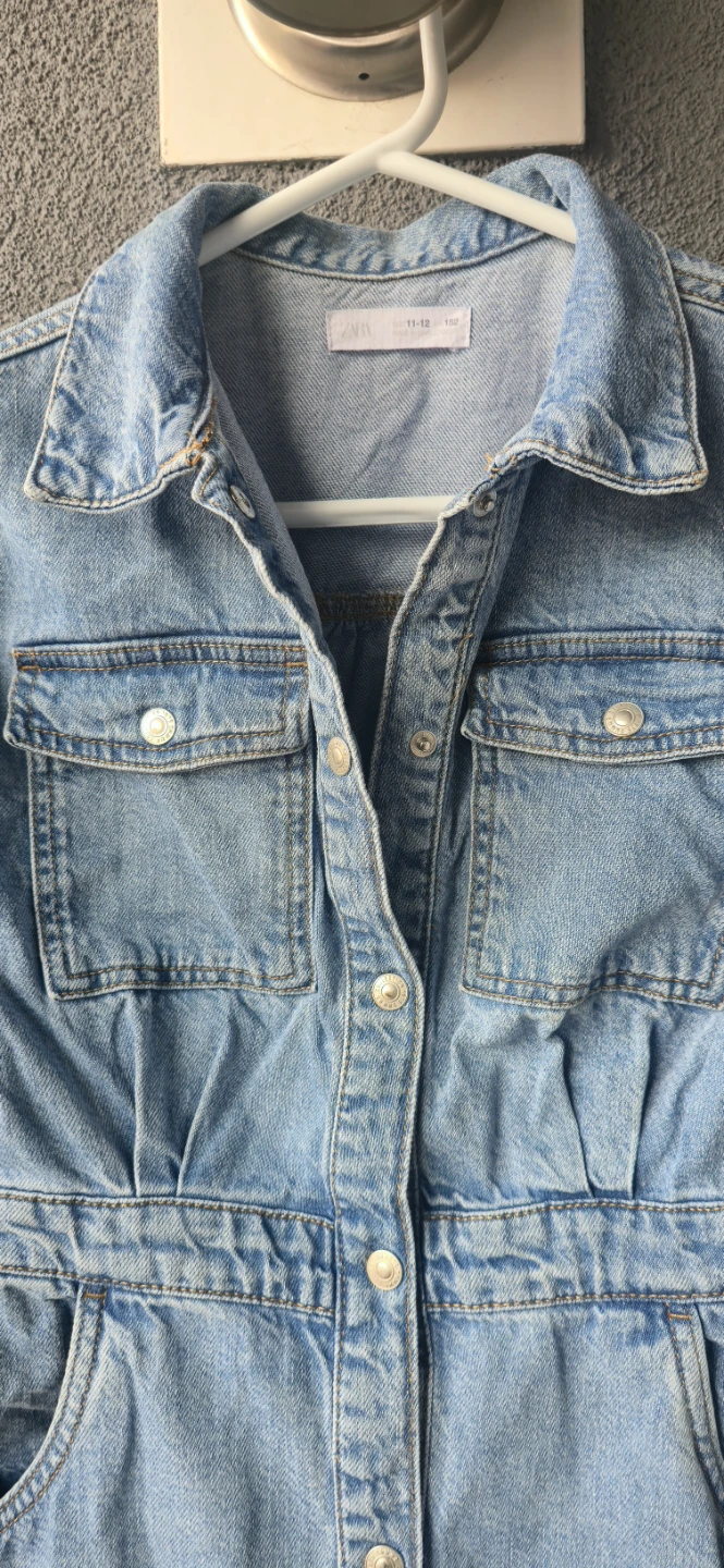 Zara Denim Dress - Girls Size 11-12 - photo 3