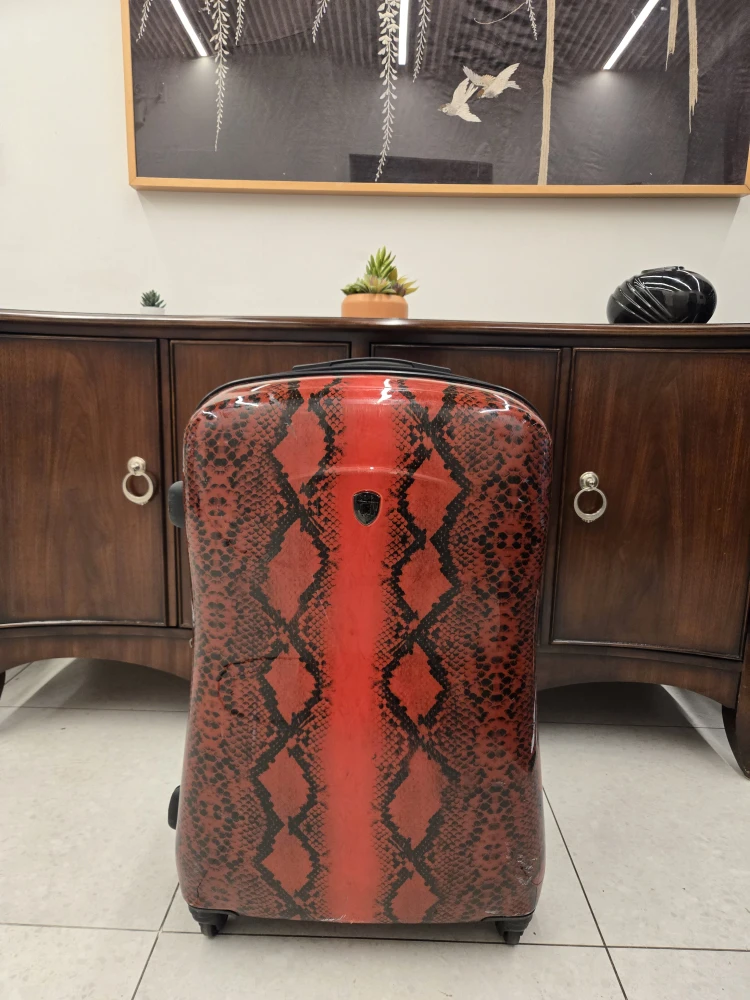 Heys Exotic Python Edition Large Patterned Suitcase On Wheels
