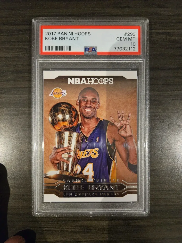 Kobe Bryant Panini Prizm & Hoops PSA 10