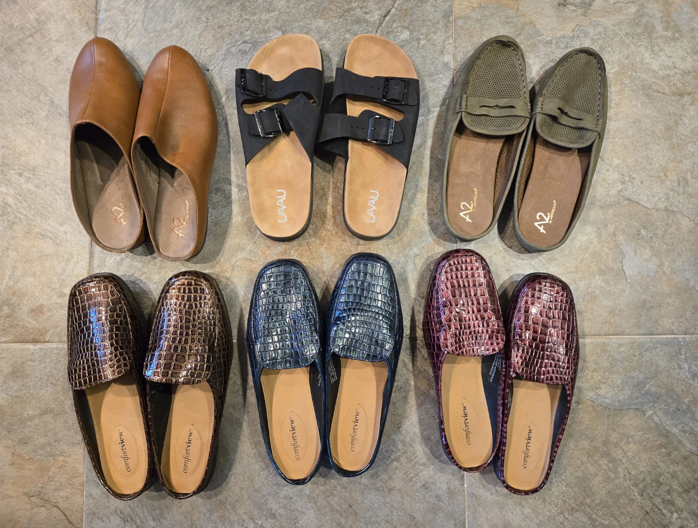 NEW by Aerosoles & Comfortview Mules
