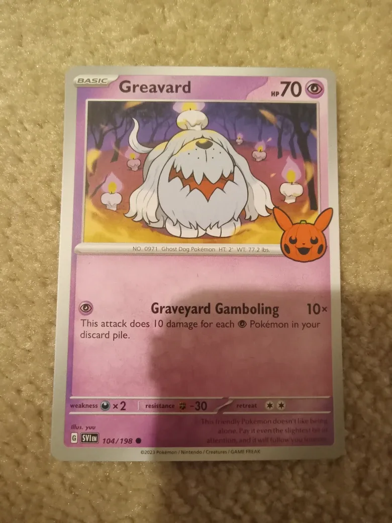 Houndstone & Greavard Pokemon Cards image indicator(2)