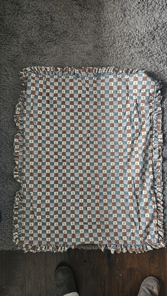 Handmade Baby Quilt, Diaper Bag, Wall Hook - photo 2