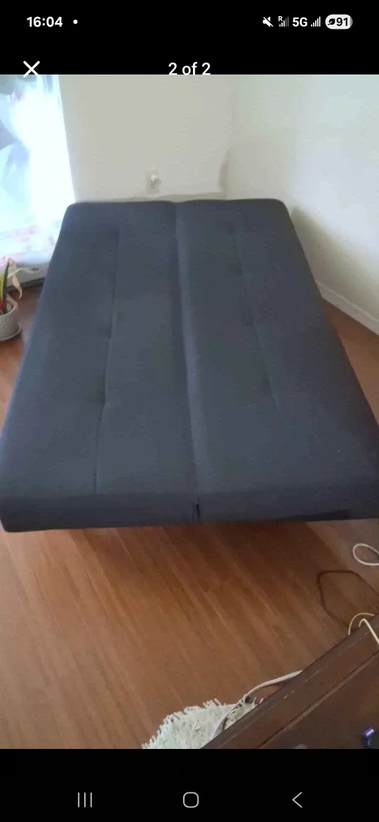 Dark Grey Futon