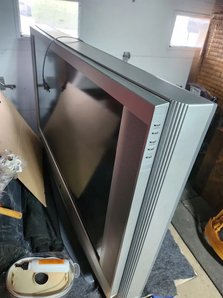 Large Silver 46" Television
