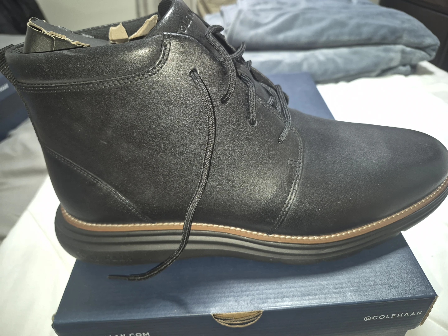 Cole Haan Black Leather Men's Boots - photo 3