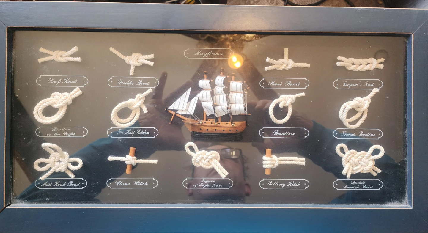 🥕Mayflower Nautical Rope Knot Display