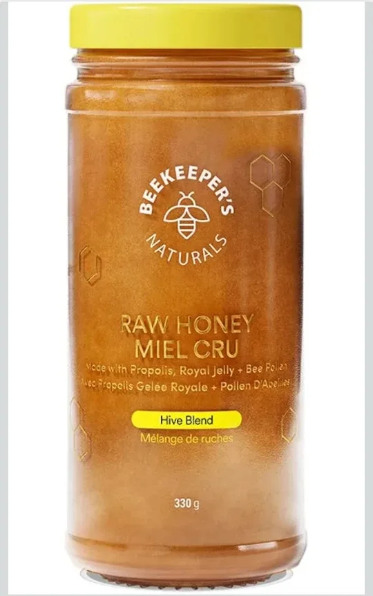 Beekeeper's Naturals Raw Honey 330g