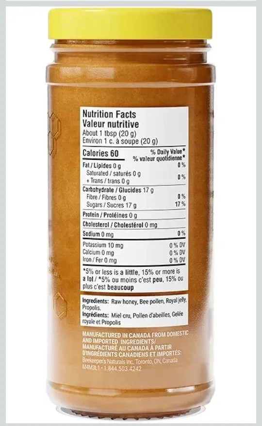 Beekeeper's Naturals Raw Honey 330g image indicator(2)