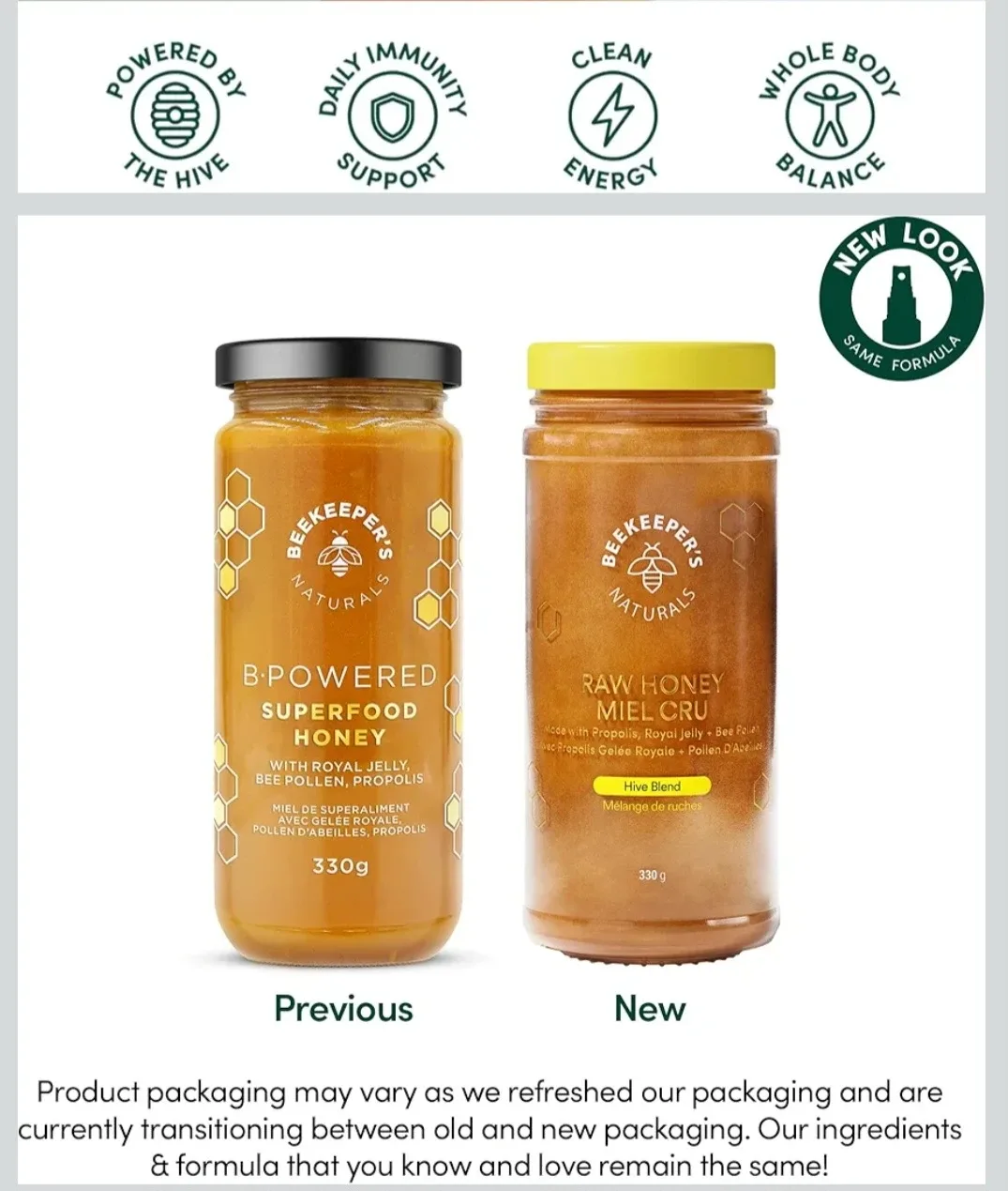 Beekeeper's Naturals Raw Honey 330g image indicator(5)